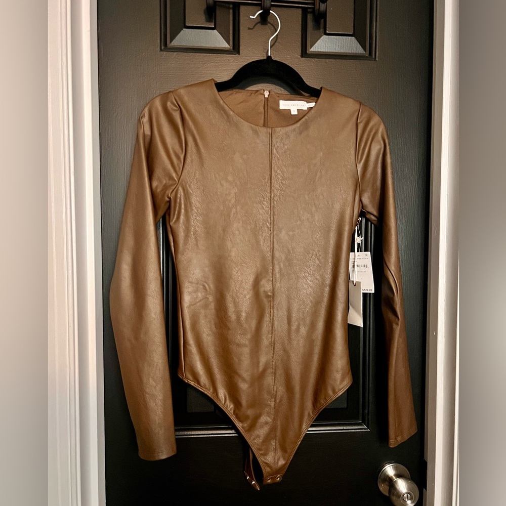 Good American Light Mocha Bodysuit